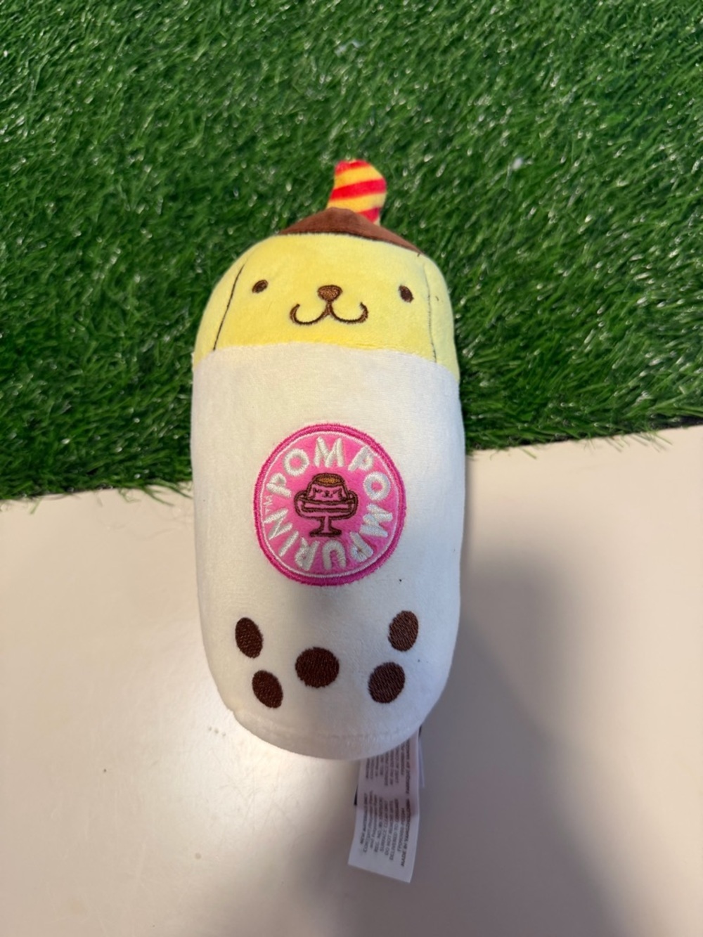 Pom Pom Purin Milk Tea Plush Toy By Sanrio